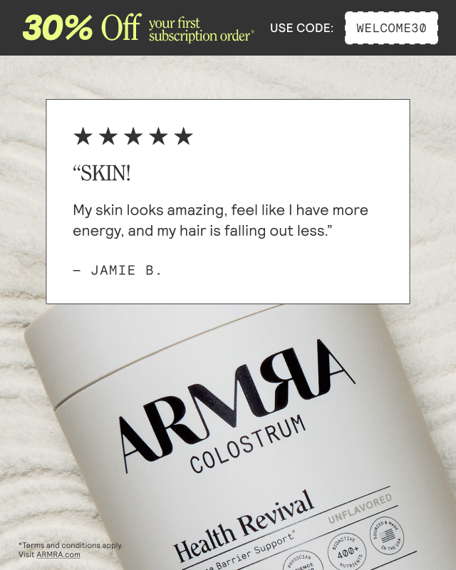 summer with ARMRA: get 30% off from ARMRA