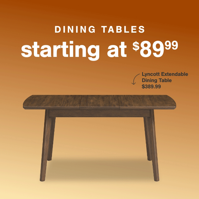 dining experience! Dining tables on sale from Ashley