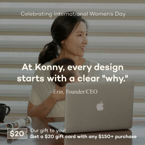 female-founded, women-led brand. Treat yourself or from Konny Baby