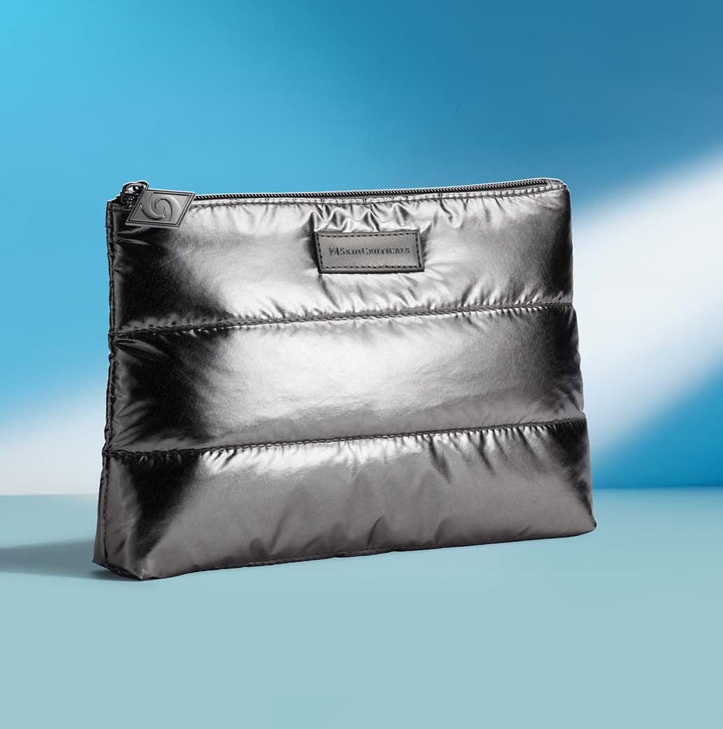 exclusive puffy pouch + complimentary shipping from SkinCeuticals