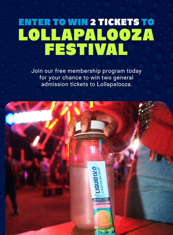 free membership program today for your from Liquid I.V.