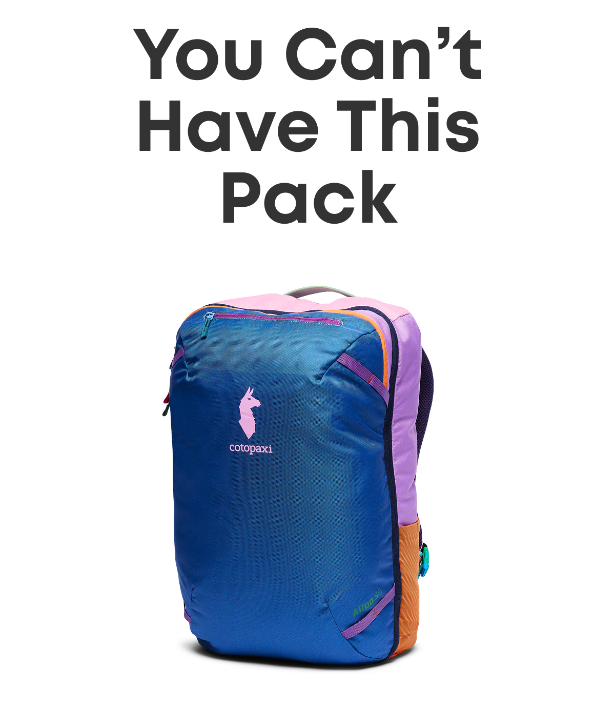 own one-of-a-kind pack online or in from Cotopaxi