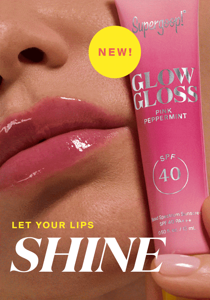 Glow Gloss SPF 40 lip balm: from Supergoop