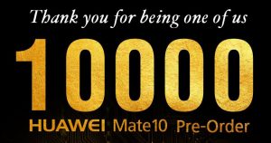 Read more about the article Huawei Mate 10预购活动创佳绩，销售量达10000大关