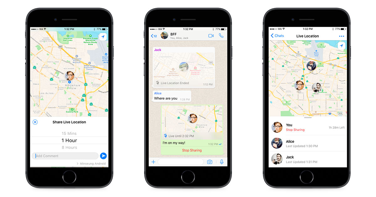 Read more about the article WhatsApp推出实时地理位置分享功能