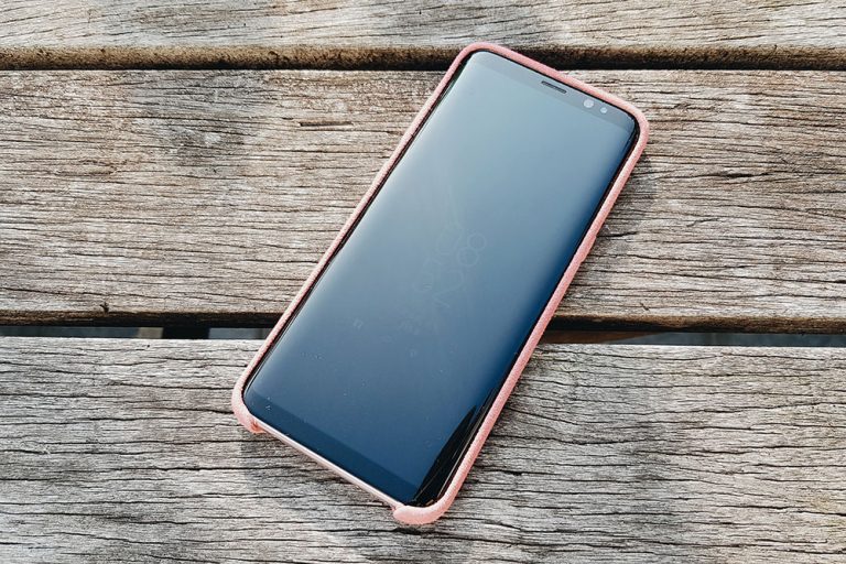 Galaxy S8瑰蜜粉+ALCANTARA意大利麂皮背盖