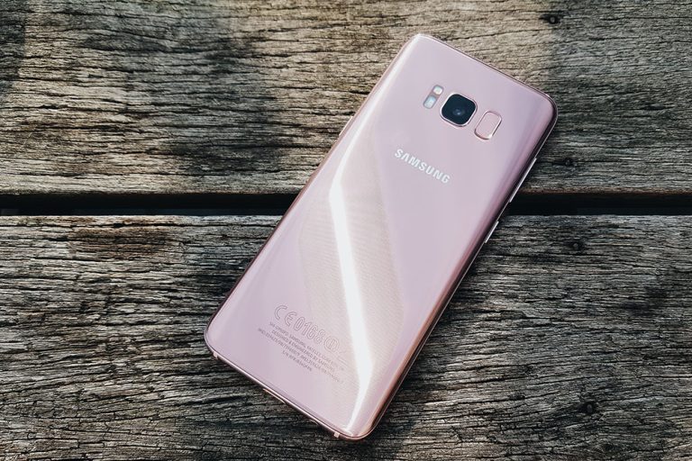 Galaxy S8瑰蜜粉背面