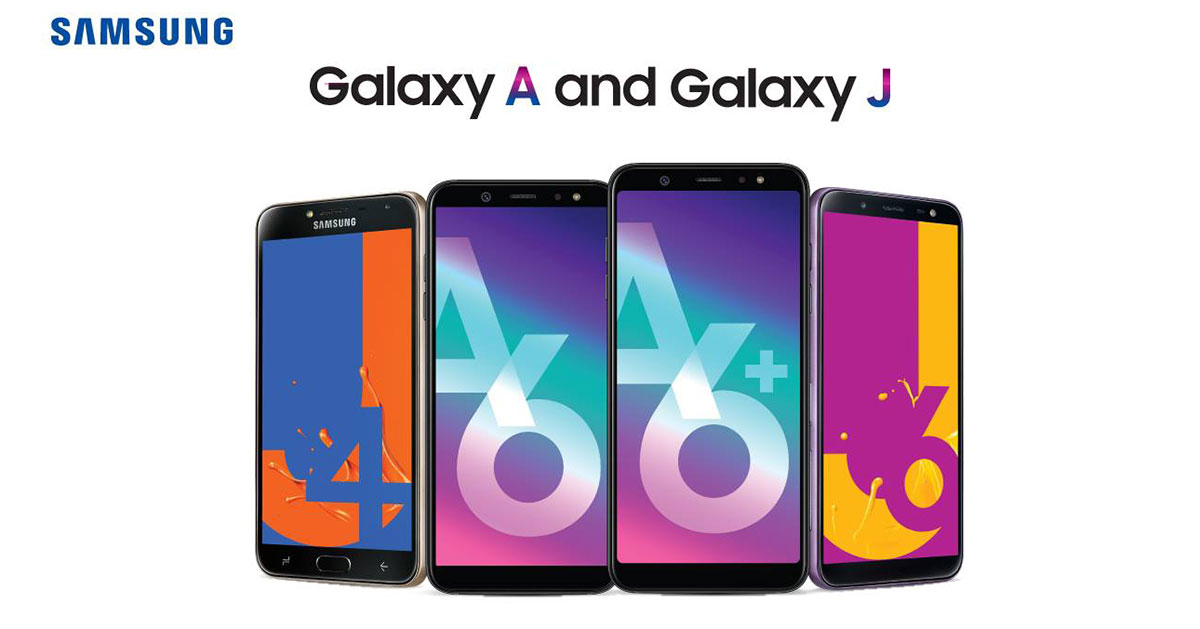 Read more about the article Samsung 中端机型再添生力军：Galaxy J4、J6、A6、A6+
