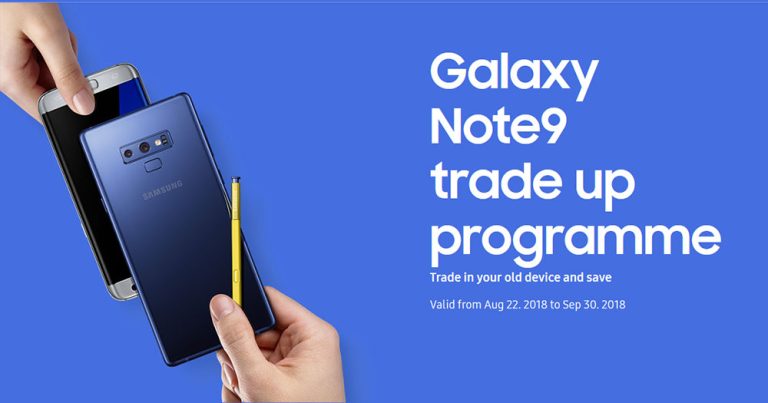 Read more about the article Samsung 推 Galaxy Note9 以旧换新折价配套