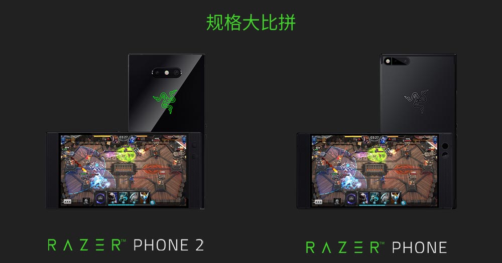 Read more about the article 一图看懂Razer Phone 2对比Razer Phone
