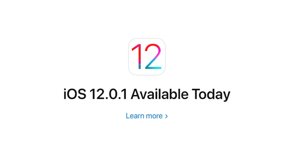 Read more about the article iOS 12.0.1 更新正式发布，修复iPhone Xs充电问题
