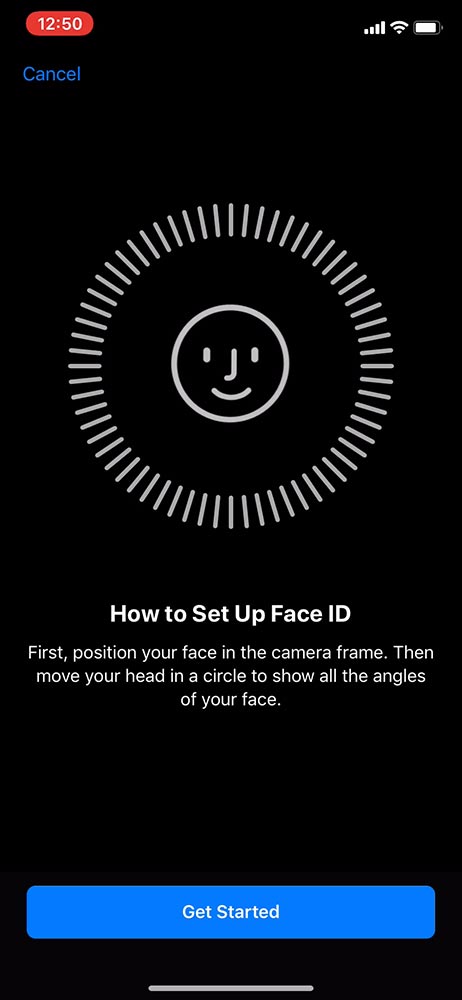 设置 Face ID