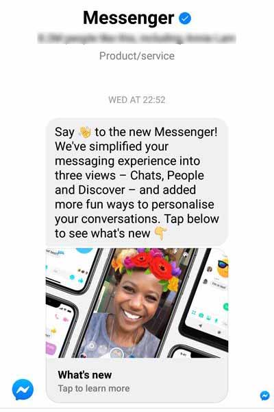 Facebook Messenger 4正式降临,渐变色对话气泡来了,深色模式还得再等一等? 1