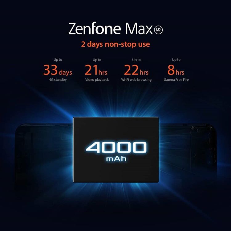 Asus ZenFone Max (M2):4000mAh大电量,2天长继航,1月15日限时优惠RM599! 19