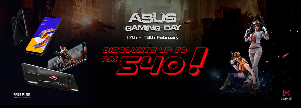 Asus Gaming Day旗下多款智能手机、电竞产品折扣高达RM540! 2