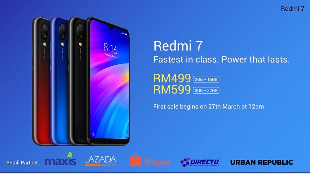 Redmi 7 马来西亚售价