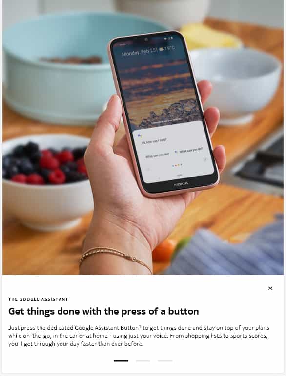 Nokia 4.2带有独立的Google Assistant按键