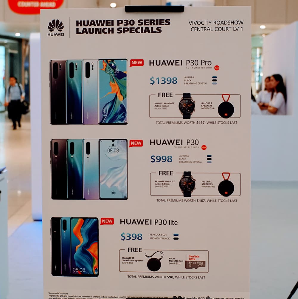 新加坡Huawei P30系列展销会上手 11
