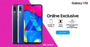 Read more about the article Samsung Galaxy M10 即日起透过网络渠道发售，售价RM449