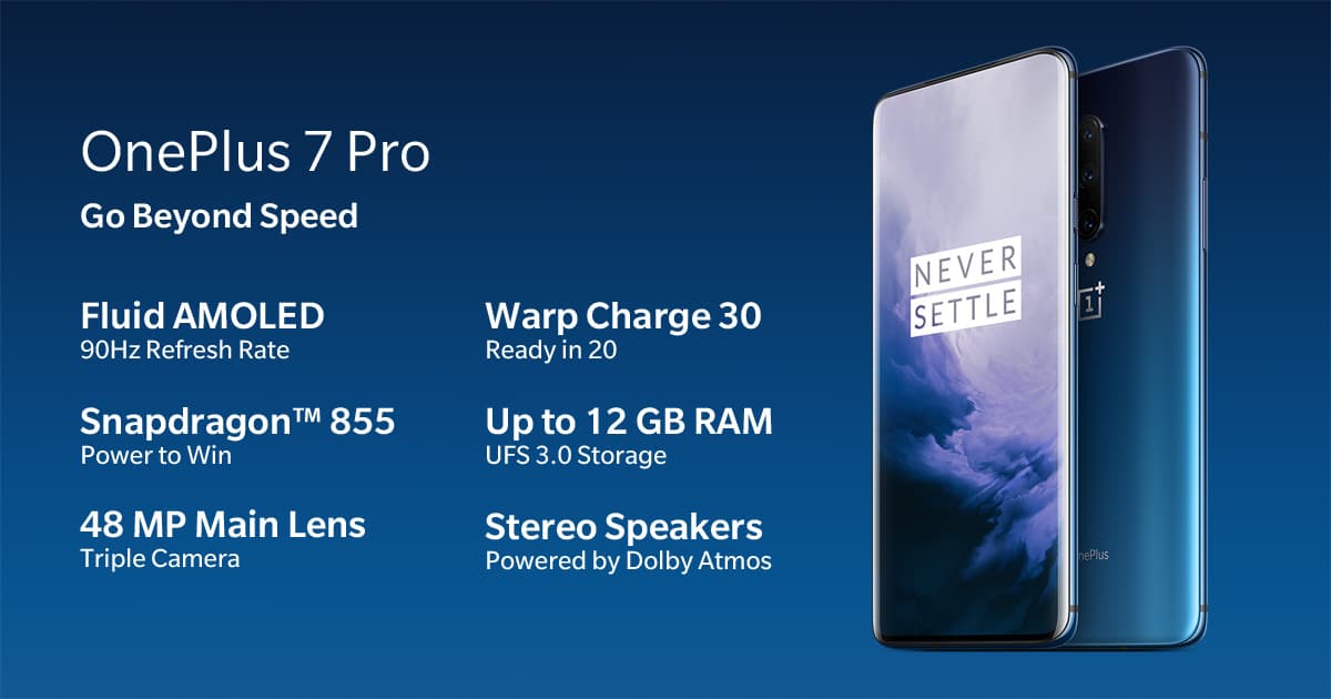 Read more about the article OnePlus 7 系列正式发布,真•旗舰杀手来势汹汹
