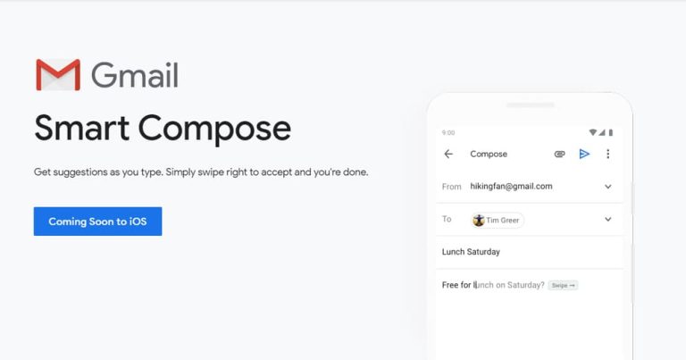 Read more about the article 【更新：正式推送】Gmail Smart Compose 将在未来两周登陆 iOS 平台