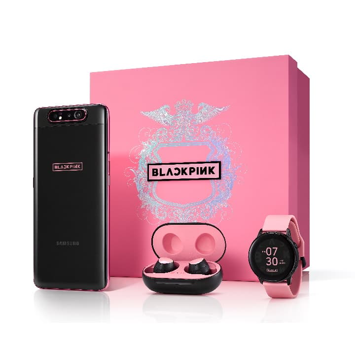 SAMSUNG GALAXY A80 | WATCH ACTIVE | BUDS BLACKPINK EDITION