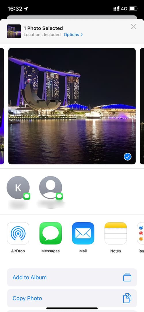 新的分享界面