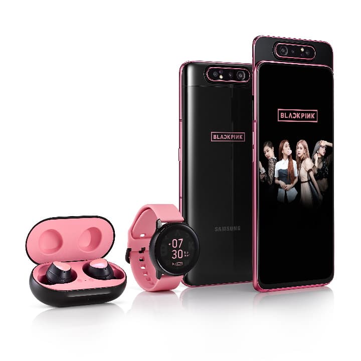 SAMSUNG GALAXY A80 | WATCH ACTIVE | BUDS BLACKPINK EDITION
