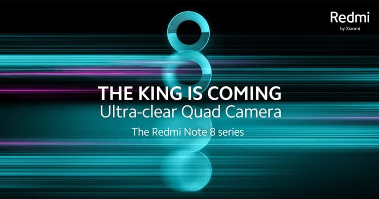 Read more about the article 首发 6400 万像素！Redmi Note 8 系列将在 10 月 8 日发布