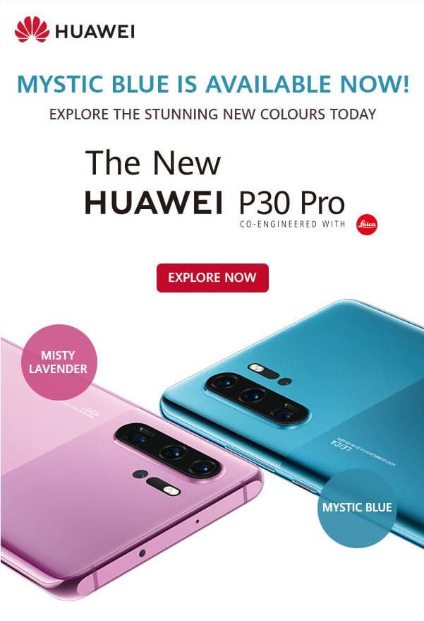 Huawei P30 Pro Mystic Blue (墨玉蓝)