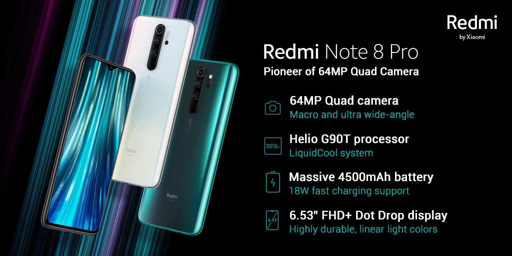Read more about the article Redmi Note 8 系列正式发布,“四摄小金刚” 售价 RM599 起
