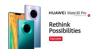 Read more about the article 【更新：Mate 30 预购】Huawei Mate 30 Pro 以 RM3899售价开放预购，预购还必须通过忠诚度考验？！