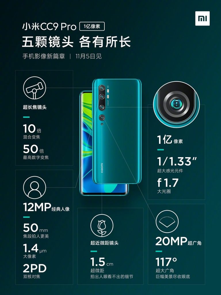 【更新:看直播,赢小米 Note 10】一亿像素来临!小米马来西亚 定 12 月 3 日发布小米 Note 10 1