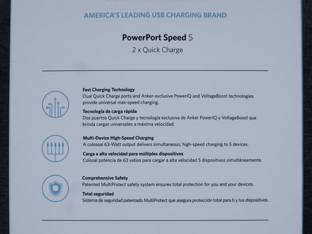 Anker PowerPort Speed 5