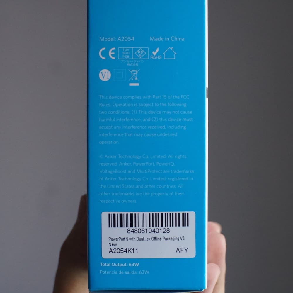 Anker PowerPort Speed 5 多口充电器不专业使用体验 3