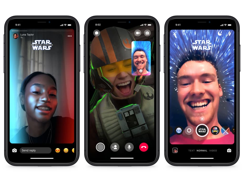 Messenger 推出以《星球大战:天行者崛起》为主题的贴纸及 AR 特效 1