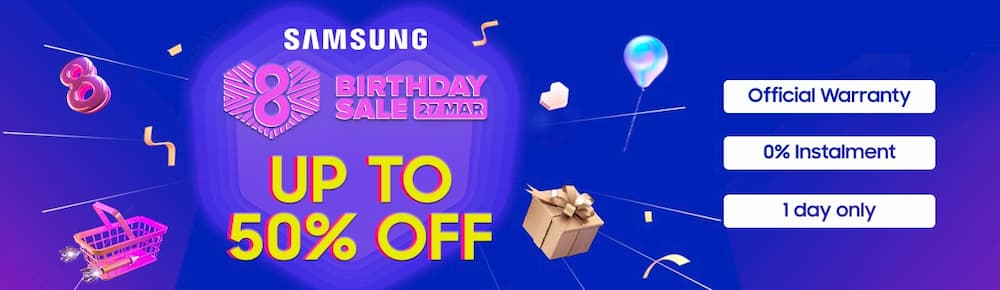 Samsung Lazada 8th Birthday Sales