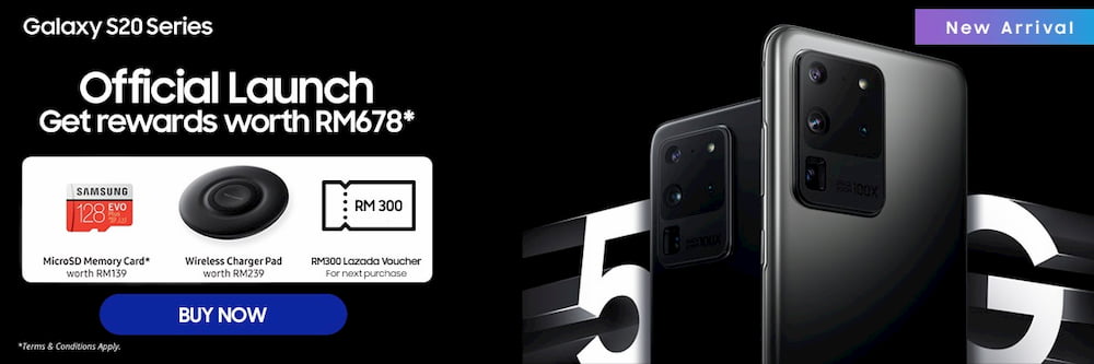 Lazada Galaxy S20 系列优惠