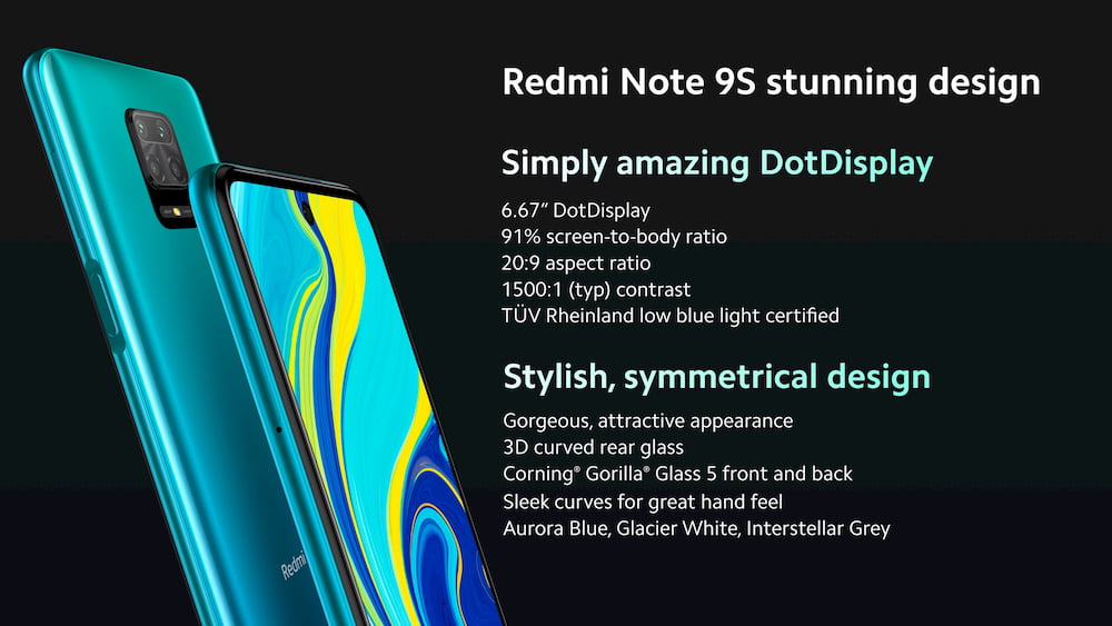 Redmi Note 9s 设计