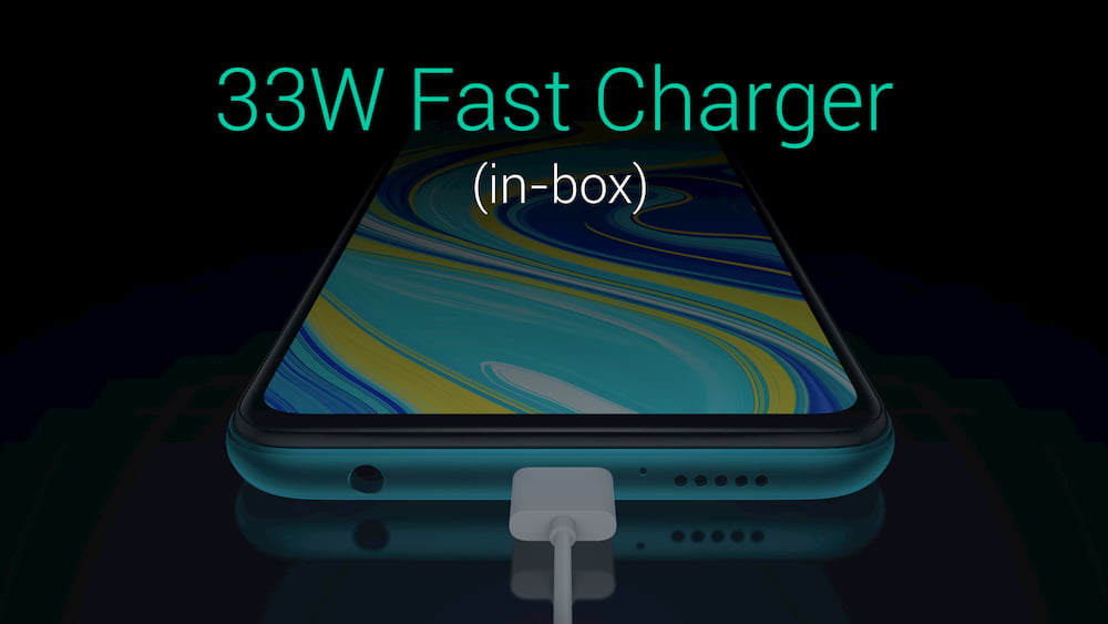 Redmi Note 9 Pro Max 标配 33W 充电器