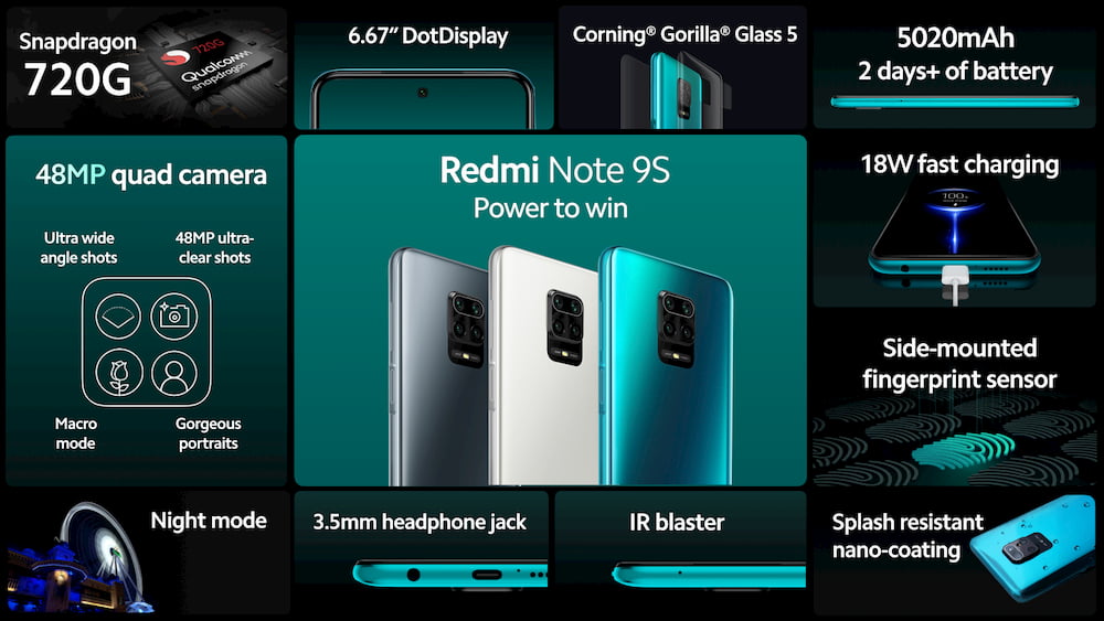 Redmi Note 9s 马来西亚售价出炉:RM799 起,Lazada 八周年庆优惠价低至 RM699 8