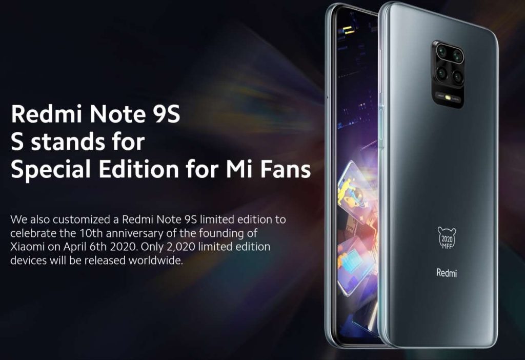 Redmi Note 9s MFF 2020 限量款