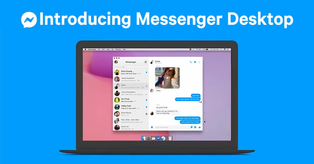 You are currently viewing Facebook 推出电脑版 Messenger 应用程序,现支持 Windows 及 macOS 操作系统
