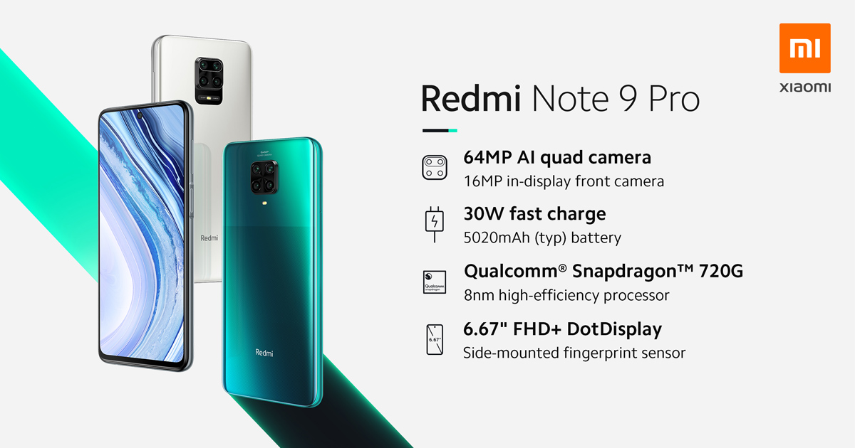 You are currently viewing Redmi Note 9 Pro 及 Redmi Note 9 齐亮相：主打中端游戏性能及长续航表现