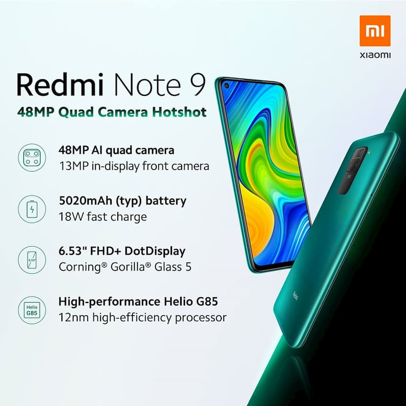 Redmi Note 9 主要规格