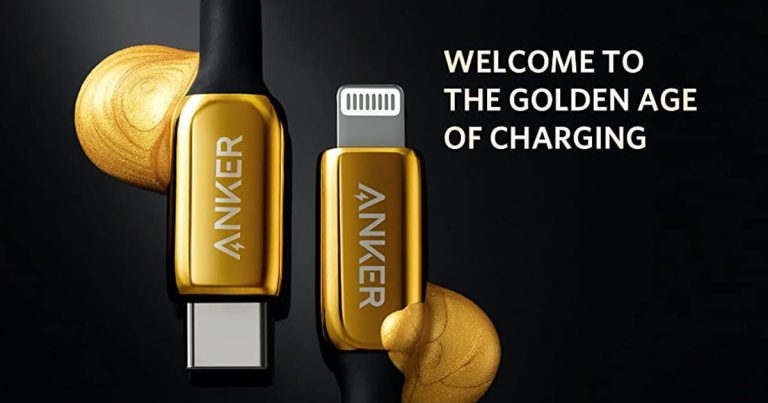 Read more about the article 极度奢华！Anker 推出 24K 镀金 Apple 快充数据线：售价 99 美元，提供终生保修！