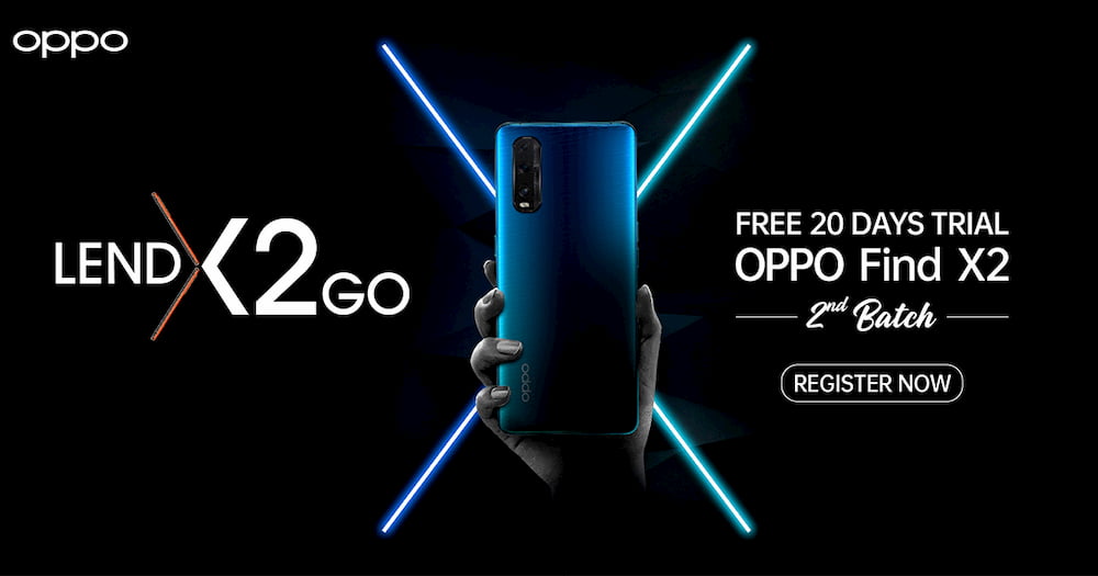 Read more about the article OPPO LendX2Go 试用计划回归:20 天体验 OPPO Find X2,还能以折扣价购买手机