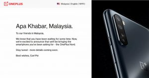 Read more about the article Apa Khabar, Malaysia! OnePlus 马来西亚官网正式上线，未来产品销售由 OnePlus 团队接管
