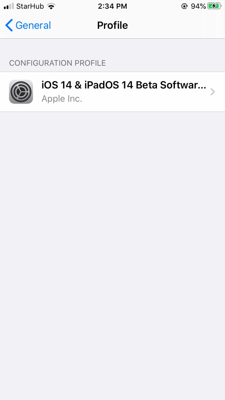 从 iPhone 中移除 iOS Public Beta 描述文件 - 1