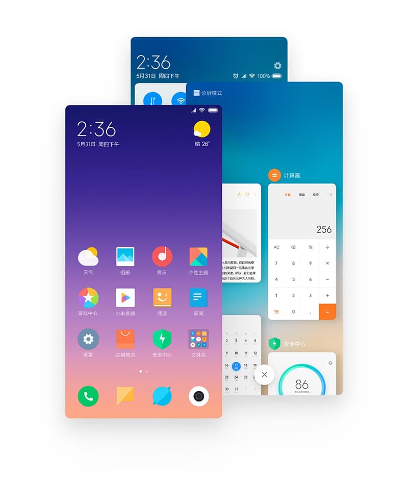 MIUI 10 界面
